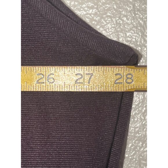 Worthington Woman Stretch 2X Black Waterfall Open-Front Cardigan Ruched Back - Picture 9 of 11